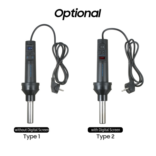 Mini Heat Gun 420w Portable Hot Air Gun Digital Screen Adjustable